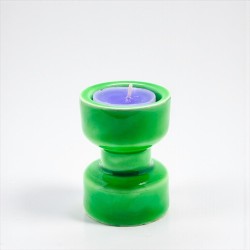 Candle Holder Turned green
