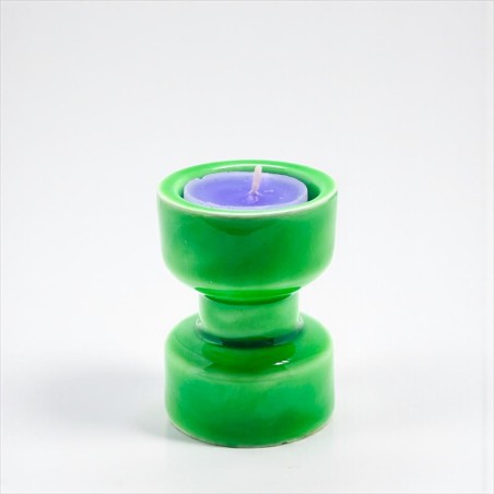Candle Holder Turned green