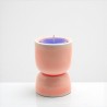 Candle Holder Turned apricot