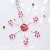 Decoration Funkel Ultrafine Starflower neonpink