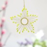 Decoration Funkel Ultrafine Starflower neonyellow