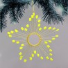 Decoration Funkel Ultrafine Starflower neonyellow