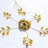Decoration Funkel Ultrafine Starflower gold