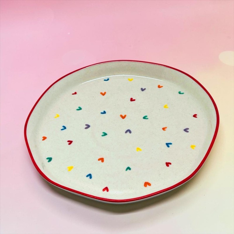 Plate Ceramic Loveheart
