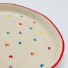 Plate Ceramic Loveheart