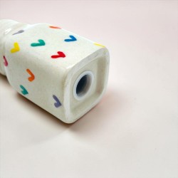 Salt and pepper shakers Ceramic Hearts-Dots
