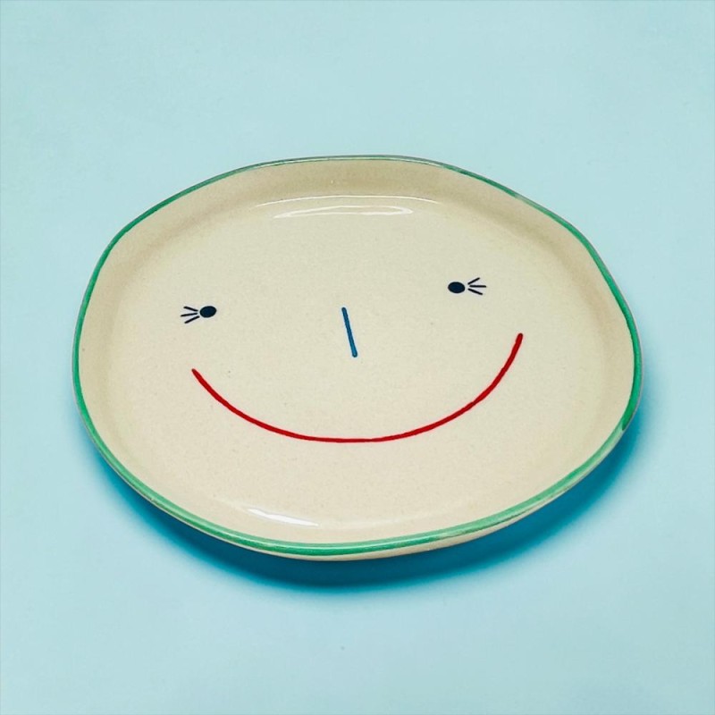 Assiette céramique Smiling Face