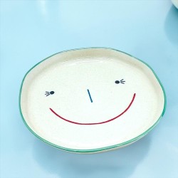 Assiette céramique Smiling Face