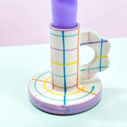 Bougeoir Céramique Handle Karo