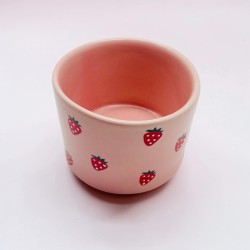 Mug Ceramic round handle Strawberry
