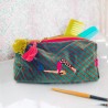 Cosmetic Bag Velvet Yoga L forestplum