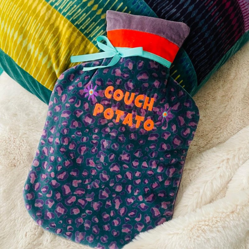 Hot water bottleVelvet Leo Couch Potato