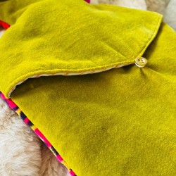 Hot water bottle Velvet leo Happy