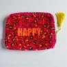 Pochette Velours Leo Happy