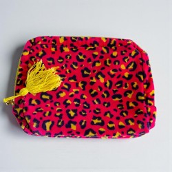 Cosmetic Bag Velvet Leo Happy