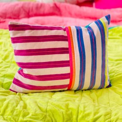 Cushion Cover Velvet Pinstripe mix 3040
