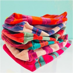 Pouch Zip Velvet Pinstripe mix