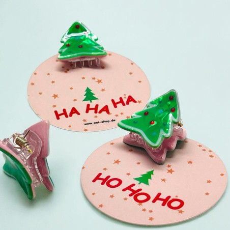 Hair clip Xmas Tree S
