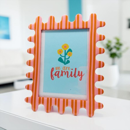 Cadre Photo Waves S Stripe Orange