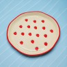 Teller Keramik strawberry
