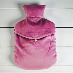 Bouillotte Velours Check viola