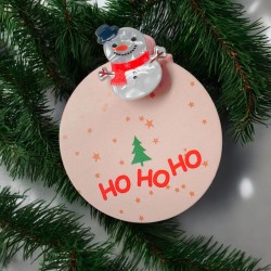 Haarclip/Haarklammer Xmas Snowman S