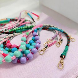 Cordon téléphone/ Dragone Wrap + Bkk Beads 26