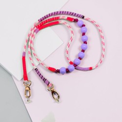 Cordon téléphone/ Dragone Wrap + Bkk Beads 26