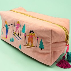 Trousse de toilette SKI XXL apricot