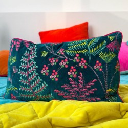 Housse de Coussin Fern teal 3050