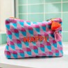 Trousse de toilette Velours Waves Happy viola