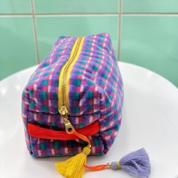 Trousse de toilette Velours Check Mirror XL