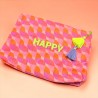 Trousse de toilette Velours Waves Happy orange