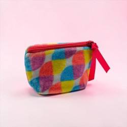 Pouch Recycle Mini Zip Velvet Waves