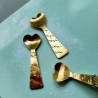 Löffel Mini Brass Heart
