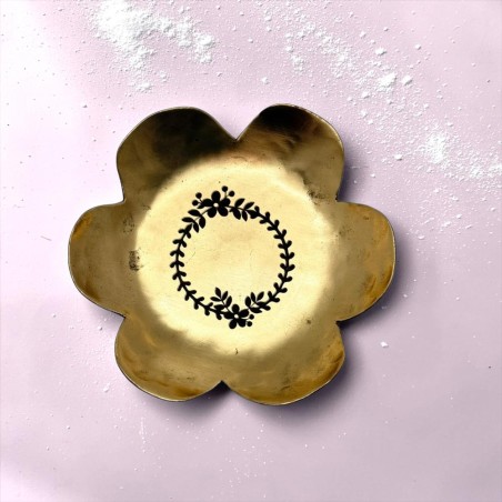 Minischale Brass Flower