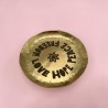 Mini Trinket Brass Peace Love Free