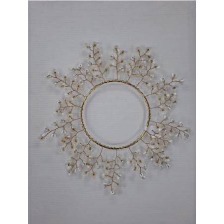 Decoration Funkel Circle L Flower rose