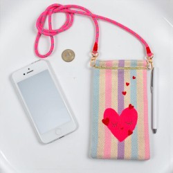 Pochette téléphone Heart Smiley heart