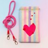 Pochette téléphone Heart Smiley heart