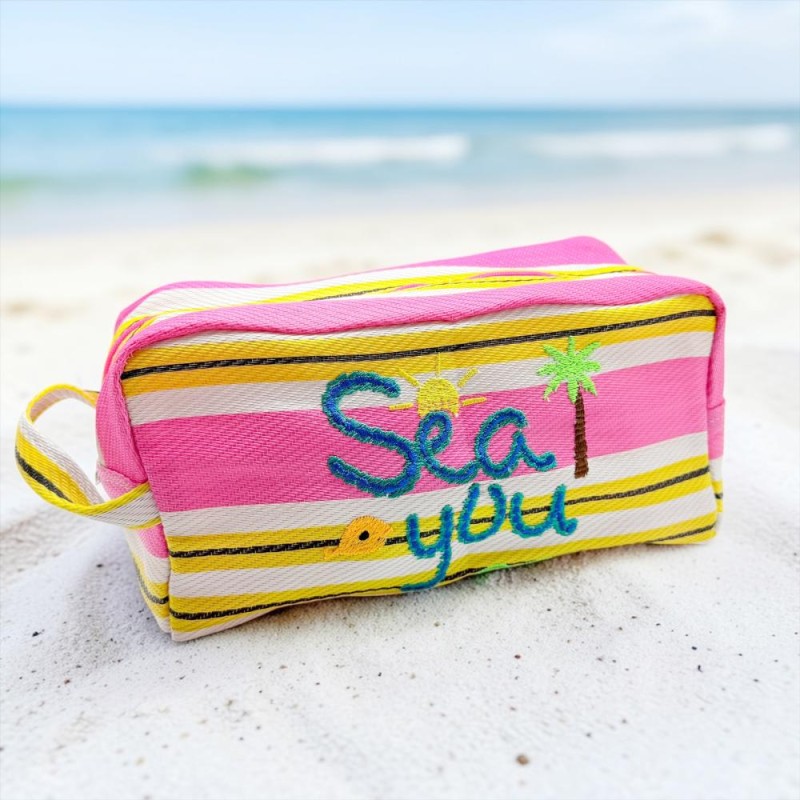 Trousse de toilette plastique recyclée Seayou