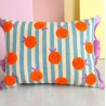 Housse de Coussin tissé Stripe Orange 3040