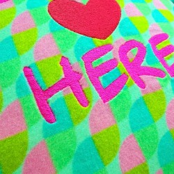 Cushion Cover Velvet Waves Start Love 4040