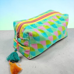 Kosmetiktasche Velvet Waves M