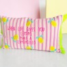 Cushion Cover Woven Stripe Limoncello 3050