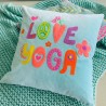 Housse de Coussin Samt Love Yoga 5050