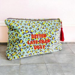 Cosmetic Bag Velvet Leo Late or ugly