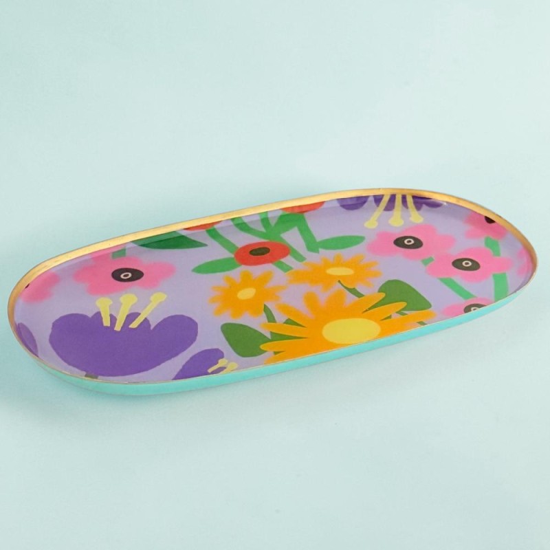 Tablett M bold flowers