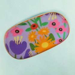 Plateau M bold flowers