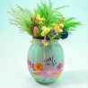 Vase flowerborder mint